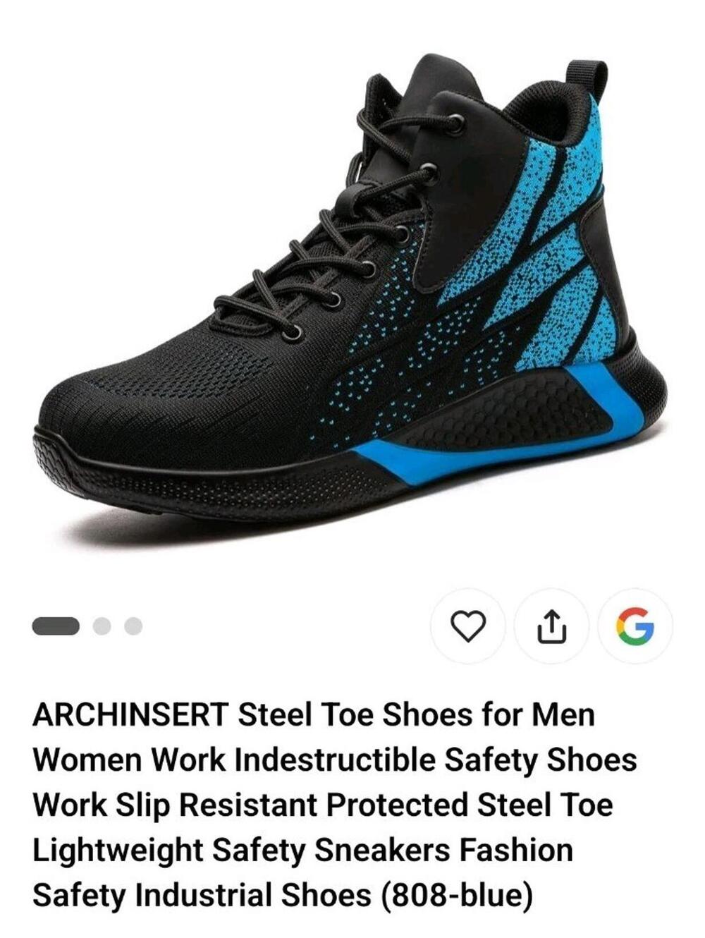 Boots Steel Toe Safety Shoes Lightweight Anti-Puncture Indestructible Boots 6